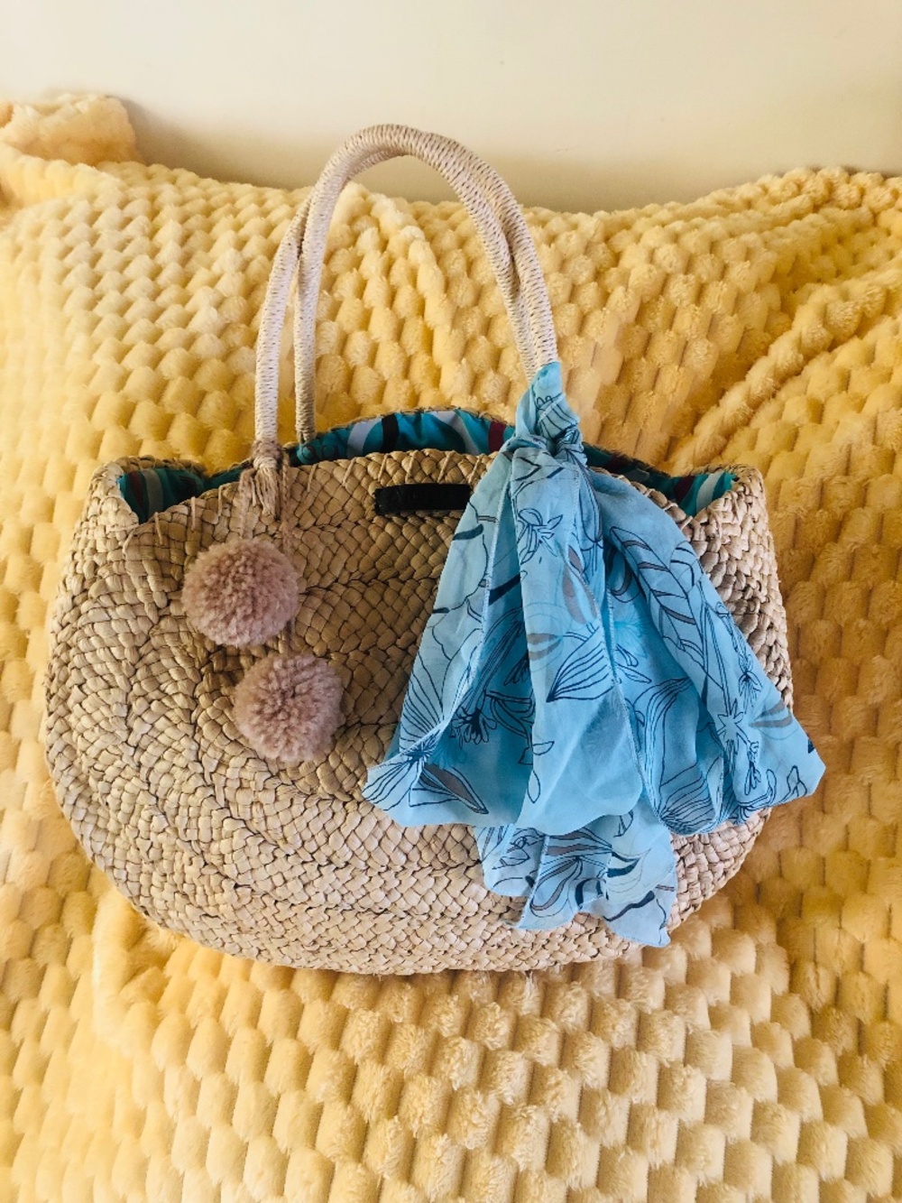 Just in NWOT O’Neill Straw Summer Handbag